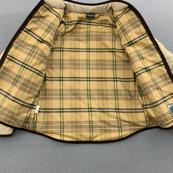 Le Chameau Jacket Womens Medium Beige Quilted Lined Zip Pockets Bastia BCV1425 - Picture 13 of 16